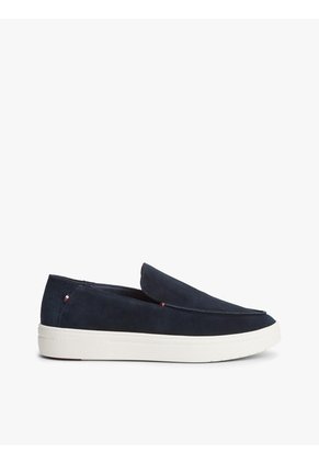 Mocasines Azul Marino De Ante Ligeros Tommy Hilfiger