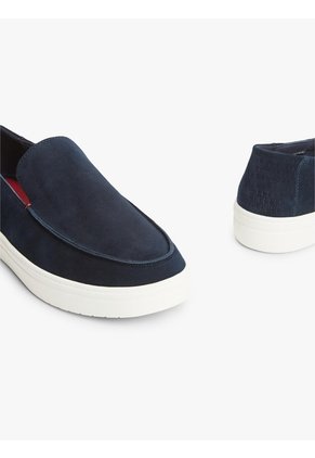 Mocasines Azul Marino De Ante Ligeros Tommy Hilfiger