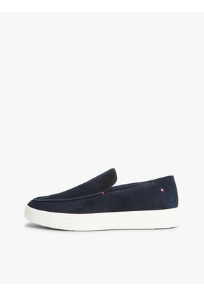 Mocasines Azul Marino De Ante Ligeros Tommy Hilfiger