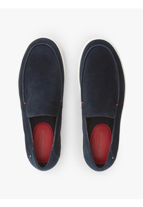 Mocasines Azul Marino De Ante Ligeros Tommy Hilfiger