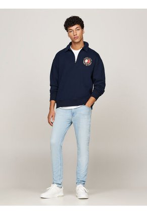 Jeans Azul Simon Ceñidos Con Efecto Desteñido Tommy Jeans