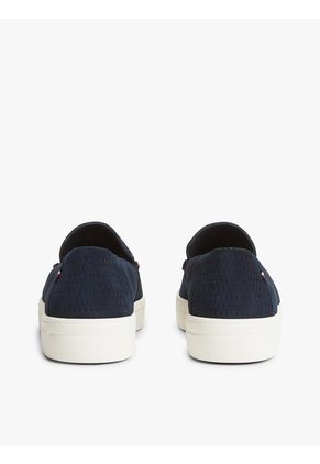 Mocasines Azul Marino De Ante Ligeros Tommy Hilfiger