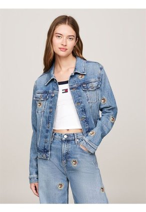 Chaqueta Azul Trucker Denim De Corte Slim Tommy Jeans