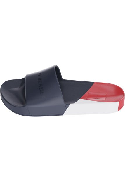 Sandalias Con Bloque De Colores Hombre Azul Tommy Hilfiger