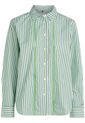 Camisa A Rayas De Corte Regular Mujer Verde Tommy Hilfiger de Tommy Hilfiger