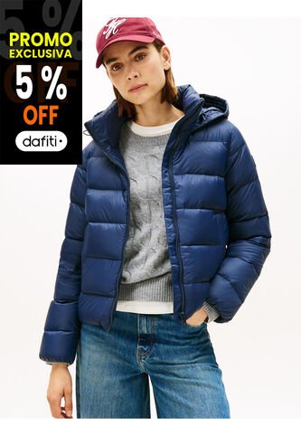 Chaqueta Azul De Plumón Que Repele El Agua Tommy Hilfiger Tommy Hilfiger
