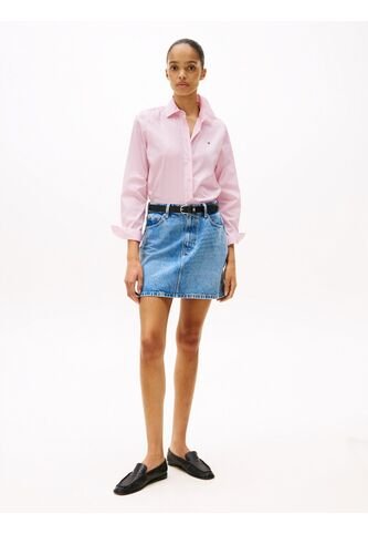 Camisa Rosa De Popelín De Corte Regular Tommy Hilfiger Tommy Hilfiger