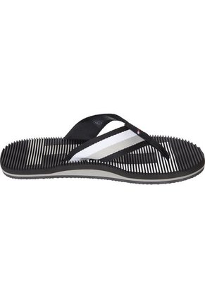 Sandalias Con Logo Bordado Hombre Negro Tommy Hilfiger