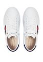 Tenis Blanco De Corte Bajo Con Cordones Tommy Hilfiger de Tommy Hilfiger