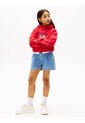 Saco Rojo Con Capota Y Logo De Lentejuelas Tommy Hilfiger de Tommy Hilfiger
