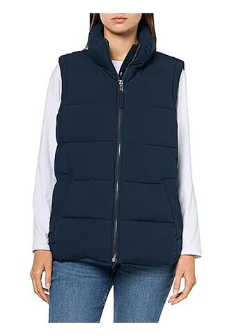Chaleco Azul De Cuello Alto Con Cierre De Cremallera  Tommy Hilfiger Tommy Hilfiger