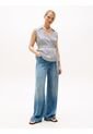 Blusa Multicolor Cruzada De Corte Slim Tommy Hilfiger de Tommy Hilfiger