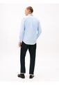 Camisa Celeste Slim De Hilo Teñido Tommy Hilfiger de Tommy Hilfiger