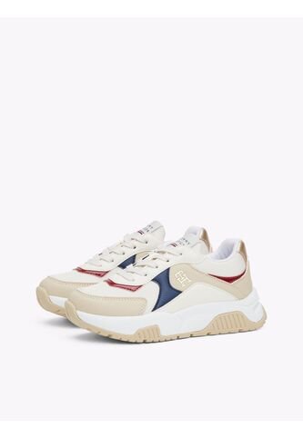 Tenis Multicolor De Corte Bajo Con Cordones Tommy Hilfiger Tommy Hilfiger