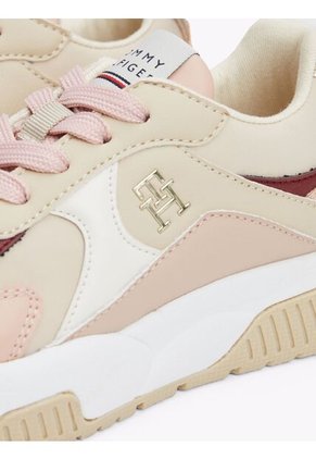 Tenis Multicolor De Corte Bajo Con Cordones Tommy Hilfiger