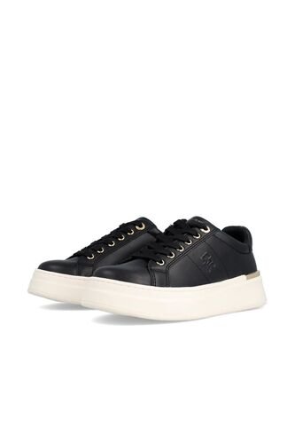 Tenis Negro Con Logo Tommy Hilfiger Tommy Hilfiger