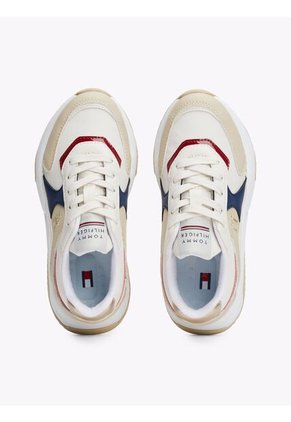 Tenis Multicolor De Corte Bajo Con Cordones Tommy Hilfiger