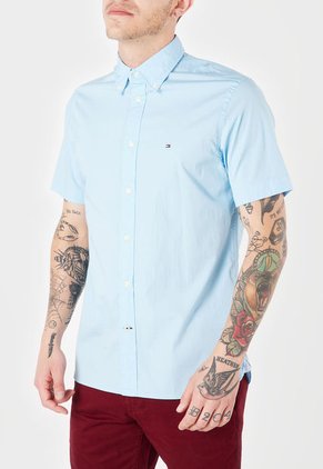 Camisa Celeste Tommy Hilfiger