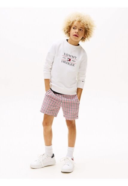 Saco Blanco Con Logo Tommy Hilfiger