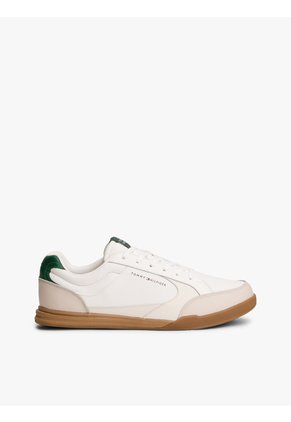 Tenis Blanco De Suela Cupsole Con Cuero Tommy Hilfiger