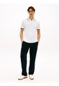Polo Blanco De Piqué Con Corte Regular Tommy Hilfiger de Tommy Hilfiger