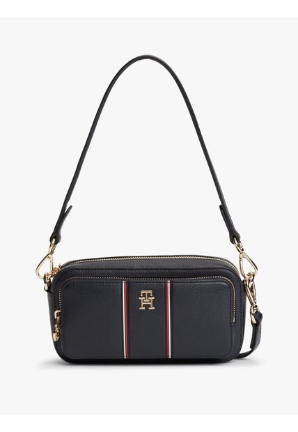 Bolso Azul Cruzado Con Cinta Distintiva Tommy Hilfiger