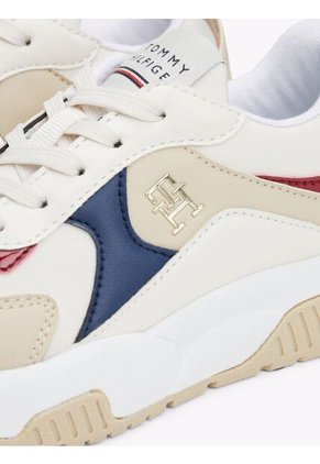 Tenis Multicolor De Corte Bajo Con Cordones Tommy Hilfiger