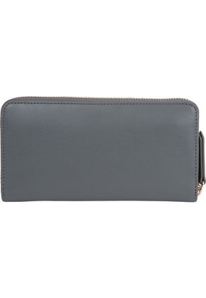 Cartera Th Monogram Con Cierre Y Cadena Mujer Gris Tommy Hilfiger