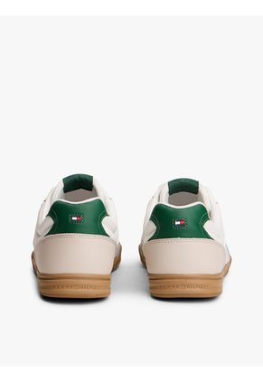 Tenis Blanco De Suela Cupsole Con Cuero Tommy Hilfiger