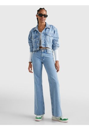 Jeans Sophie Acampanados De Talle Bajo Mujer Azul Tommy Jeans