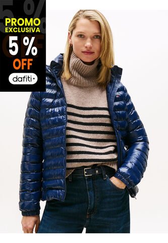 Chaqueta Azul Repelente Al Agua Con Plumón Tommy Hilfiger Tommy Hilfiger