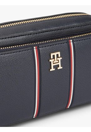 Bolso Azul Cruzado Con Cinta Distintiva Tommy Hilfiger