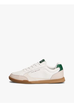 Tenis Blanco De Suela Cupsole Con Cuero Tommy Hilfiger