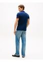 Polo Azul Slim Con Manga Corta Tommy Hilfiger de Tommy Hilfiger