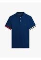 Polo Azul Slim Con Manga Corta Tommy Hilfiger de Tommy Hilfiger
