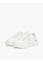 Tenis Blanco De Corte Bajo Con Suela De Goma Vulcanizada Tommy Hilfiger de Tommy Hilfiger