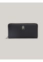 Billetera Negra Essential Grande Con Monograma TH Tommy Hilfiger de Tommy Hilfiger