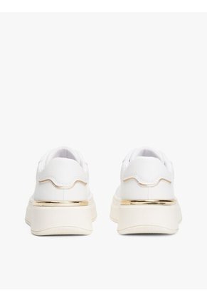 Tenis Blanco De Corte Bajo Con Suela De Goma Vulcanizada Tommy Hilfiger