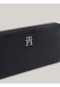 Billetera Negra Essential Grande Con Monograma TH Tommy Hilfiger de Tommy Hilfiger