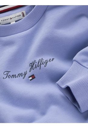 Saco Celeste Con Logo Script Tommy Hilfiger