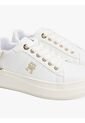 Tenis Blanco De Corte Bajo Con Suela De Goma Vulcanizada Tommy Hilfiger de Tommy Hilfiger