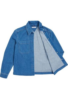Chaqueta Denim Con Bolsillos De Solapa Para Mujer Tommy Hilfiger