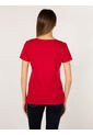Camiseta Heritage De Cuello V Mujer Rojo Tommy Hilfiger de Tommy Hilfiger