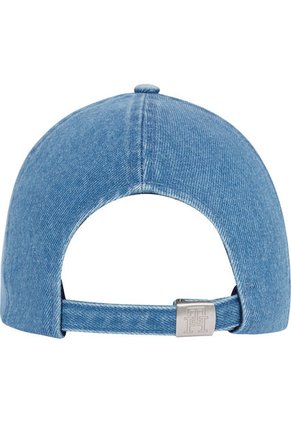 Gorra De Béisbol Iconic En Tejido Denim Mujer Celeste Tommy Hilfiger