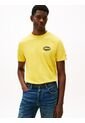 Camiseta Amarilla De Corte Amplio Con Gráfico Trasero Tommy Hilfiger de Tommy Hilfiger