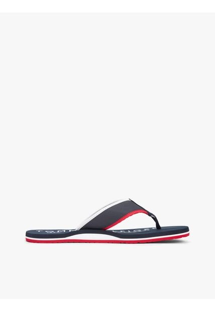 Sandalias Azul Para Playa Con Logo Tommy Hilfiger