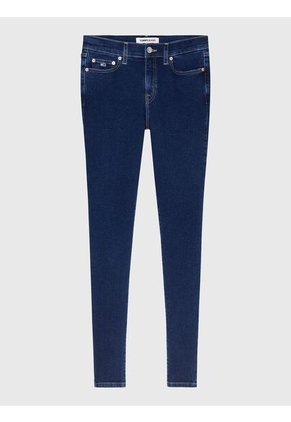 Jeans Nora Ceñidos De Talle Medio Con Efecto Desteñido Mujer Azul Tommy Hilfiger