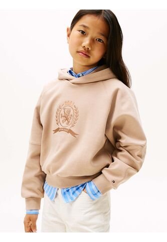 Buzo Café Con Capota Y Logo Tonal Tommy Hilfiger Tommy Hilfiger