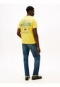 Camiseta Amarilla De Corte Amplio Con Gráfico Trasero Tommy Hilfiger de Tommy Hilfiger