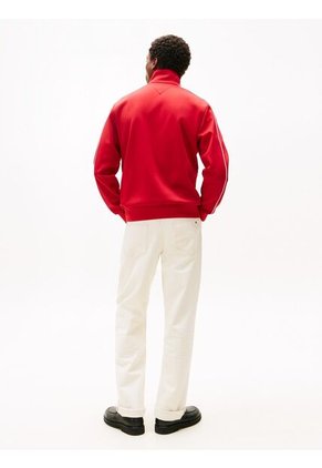 Chaqueta Roja Moderna Con Logo Tommy Hilfiger